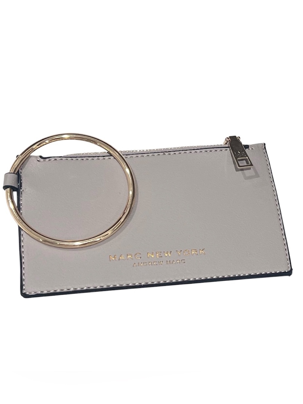 Marc New York by Andrew Marc | Gray Bangle Ring Wristlet & Card Case